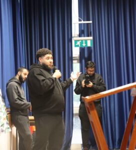 Big Zuu at the St Augustine’s end of term assembly